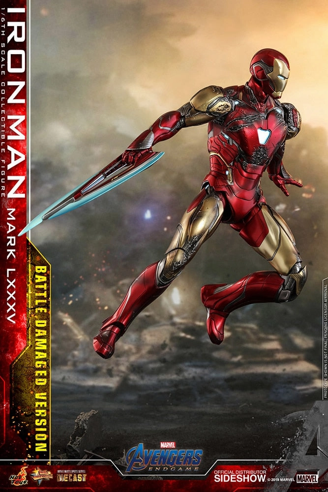 Hot Toys Movie Masterpiece 1/6 Scale Figure - Avengers: Endgame - Iron Man Mark LXXXV (Battle Damaged Version)