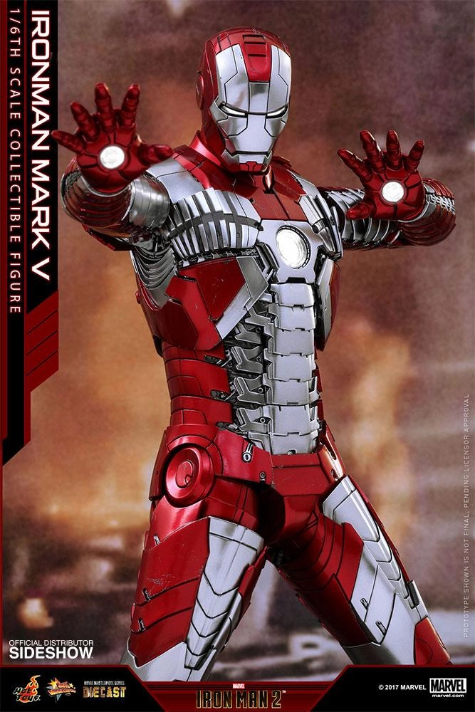 Hot Toys Movie Masterpiece Series - Iron Man Mark V - Reissue