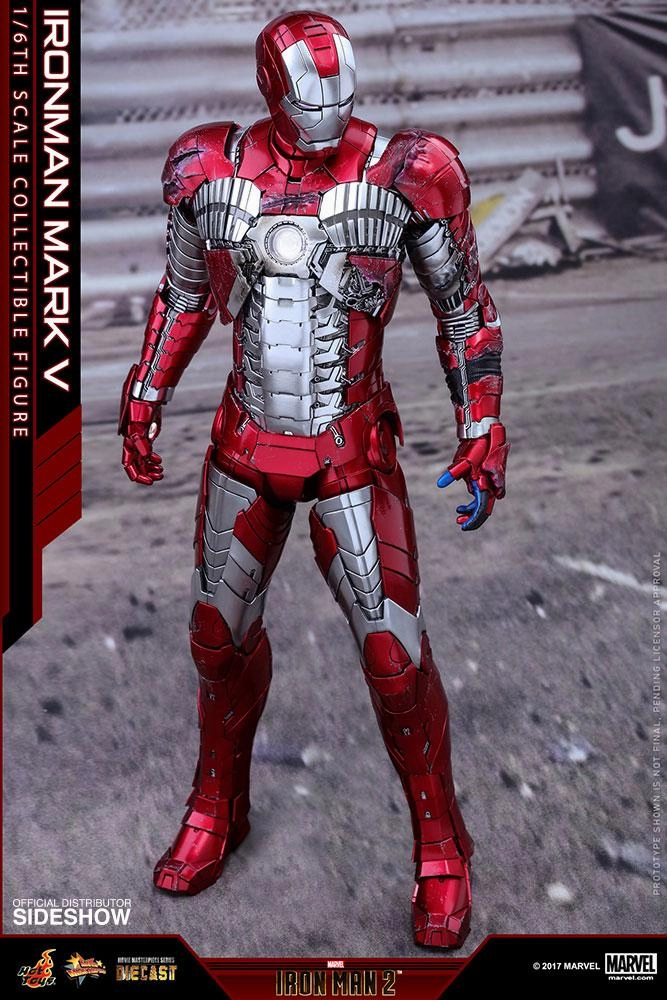 Hot Toys Movie Masterpiece Series - Iron Man Mark V - Reissue