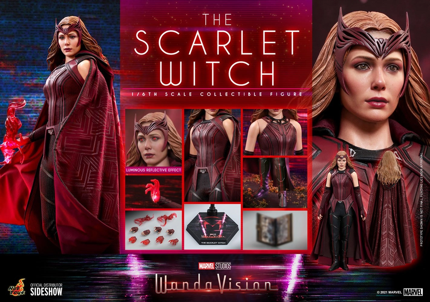 Hot Toys TV Masterpiece 1/6 Scale Figure - The Scarlet Witch (WandaVision)