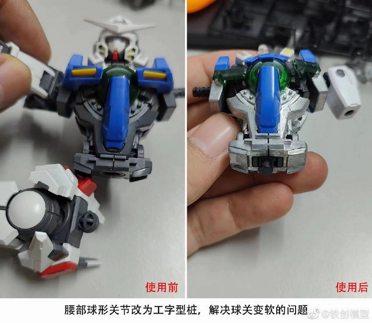 Iron Create Gundam 1/100 GN-001 MG Exia Metal Diecast Upgrade Parts