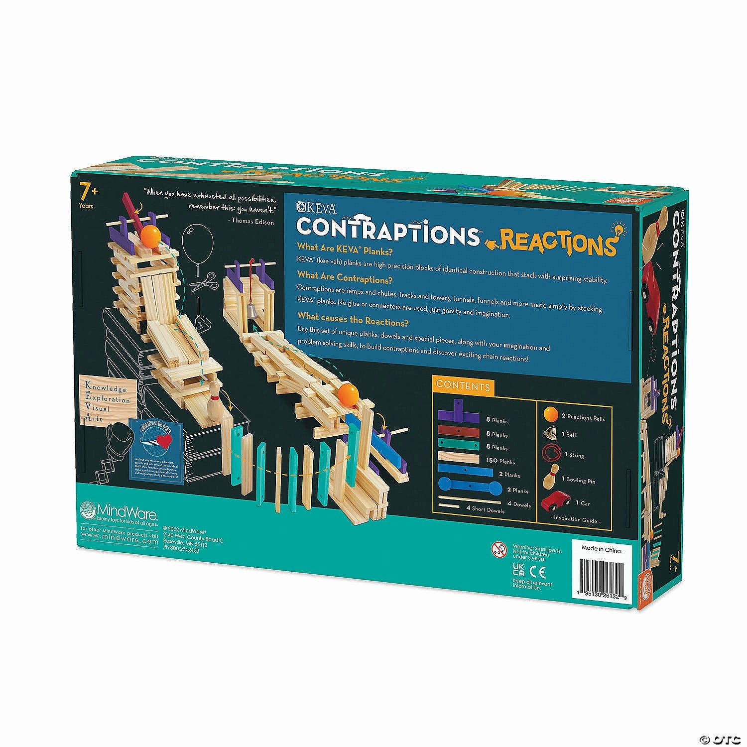 KEVA: Contraptions Reactions