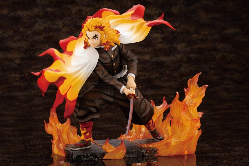 Kotobukiya 1/8 Demon Slayer: Kimetsu no Yaiba Kyoujurou Rengoku (Purgatory Anjuro) ArtFX J Statue PP927
