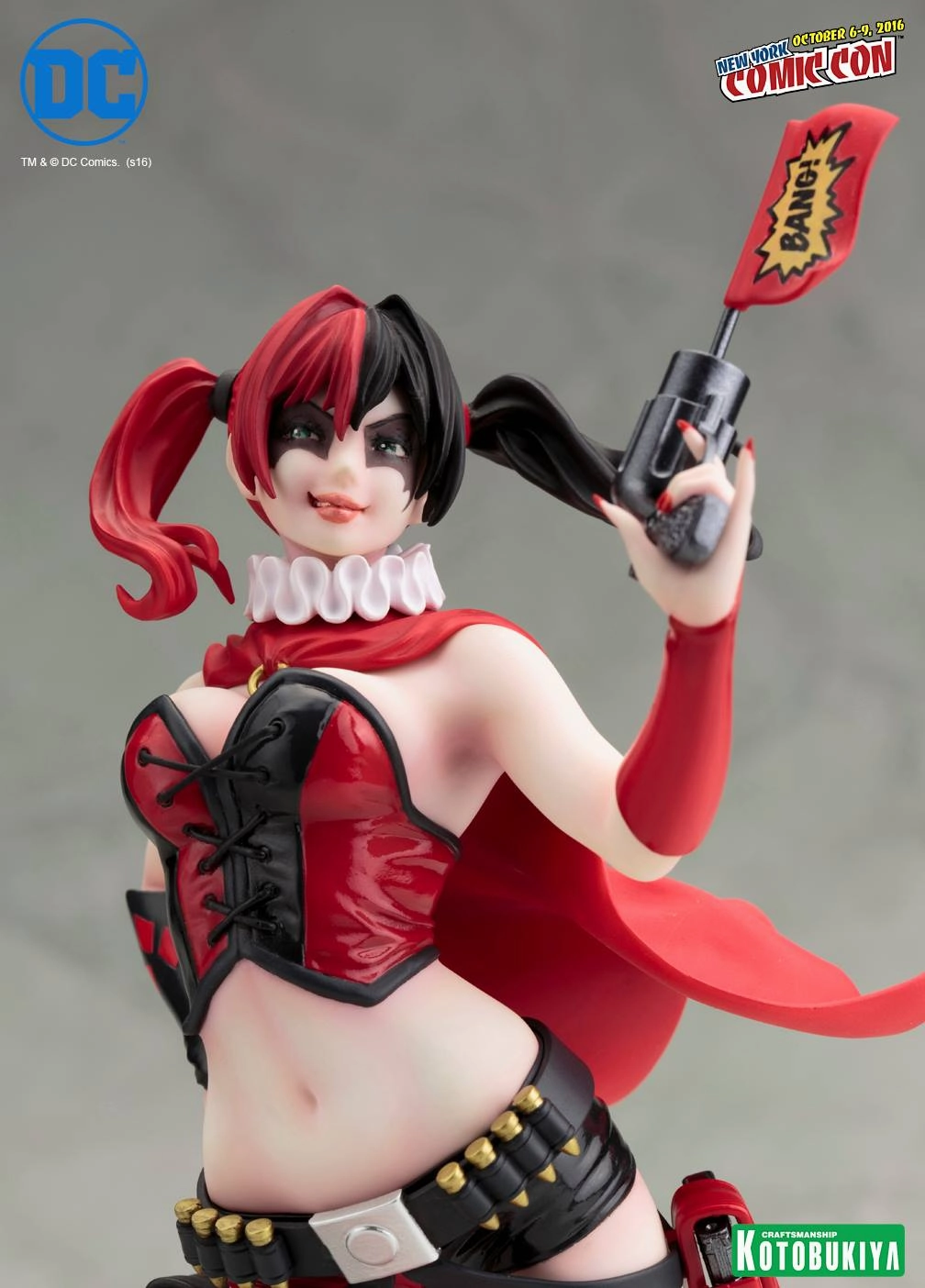 Kotobukiya Bishoujo DC Comics Harley Quinn New 52 Ver. NYCC Limited Edition Statue Figure
