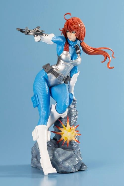 Kotobukiya Bishoujo G.I. Joe Scarlett Sky Blue Color Ver. Statue Figure SV279