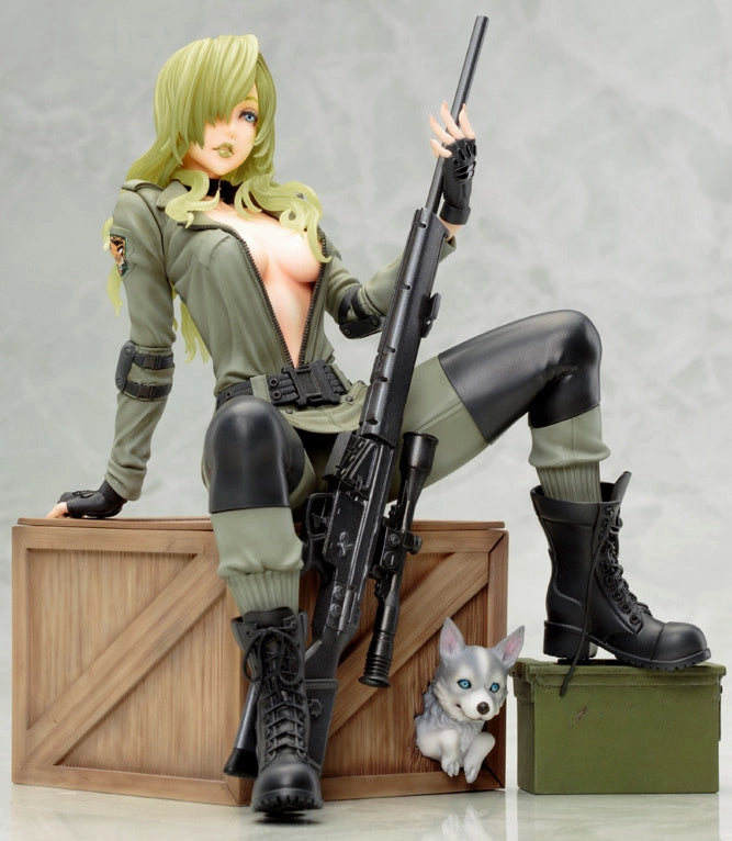 Kotobukiya Bishoujo Metal Gear Solid Sniper Wolf (2nd Reissue) Statue Figure SV379