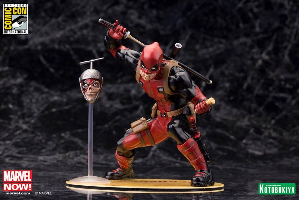 Kotobukiya Marvel Comics SDCC Chimichanga Deadpool Marvel Now! 1/10 Scale ArtFX  Statue