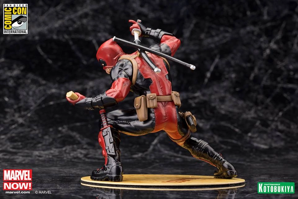 Kotobukiya Marvel Comics SDCC Chimichanga Deadpool Marvel Now! 1/10 Scale ArtFX  Statue
