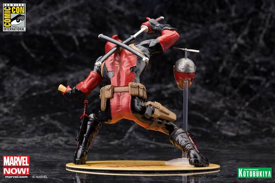 Kotobukiya Marvel Comics SDCC Chimichanga Deadpool Marvel Now! 1/10 Scale ArtFX  Statue