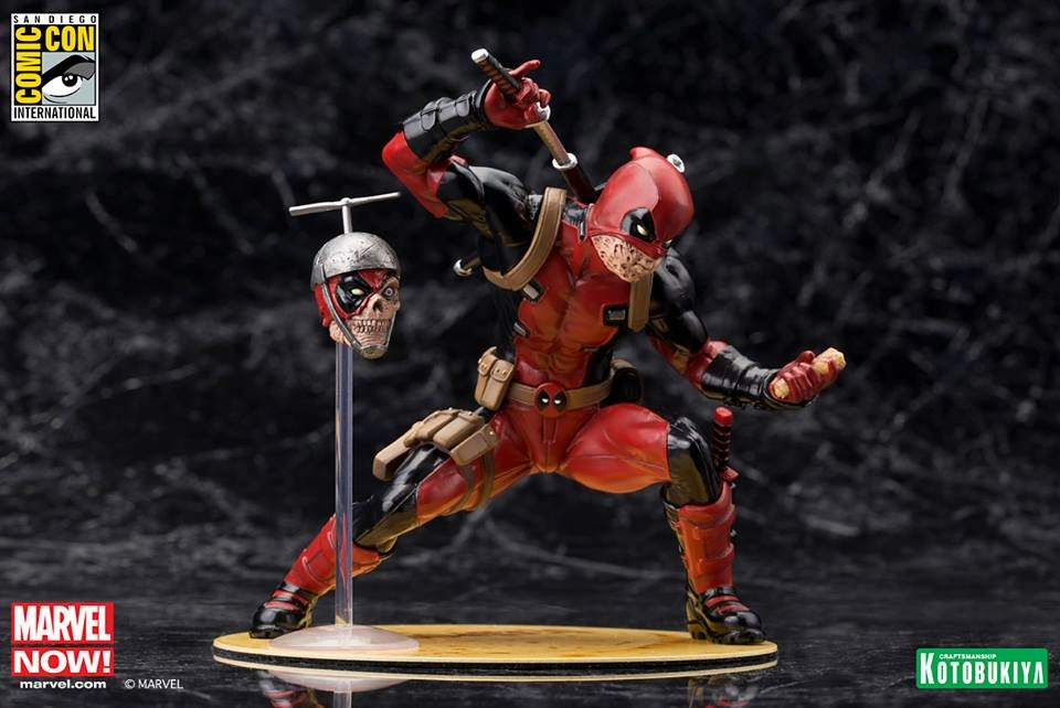 Kotobukiya Marvel Comics SDCC Chimichanga Deadpool Marvel Now! 1/10 Scale ArtFX  Statue