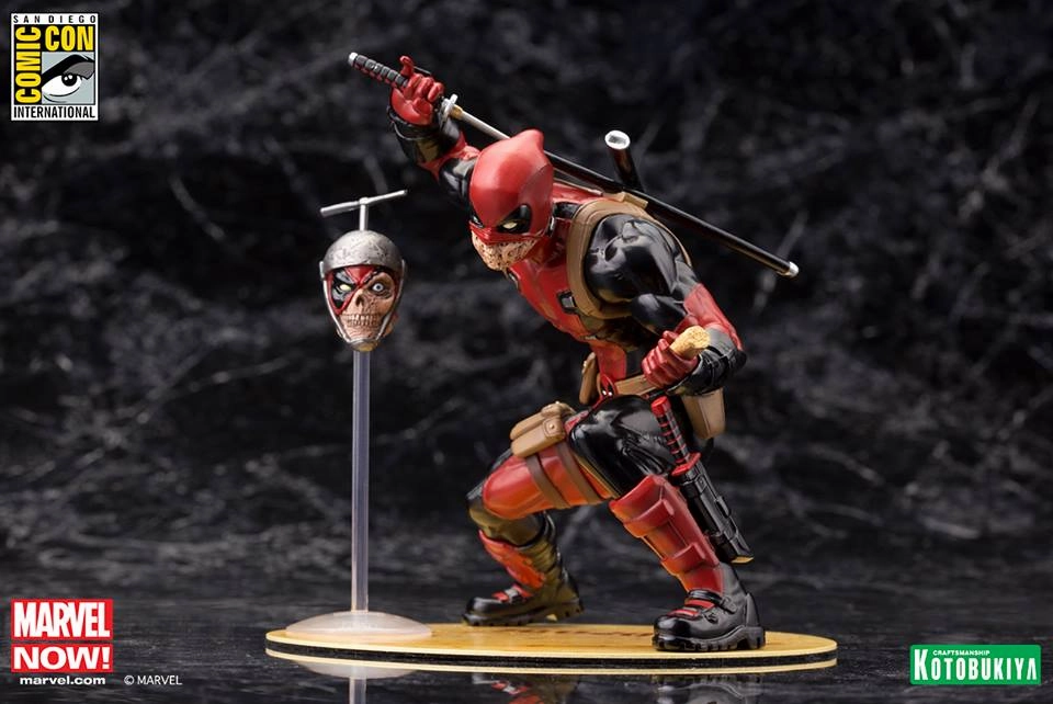 Kotobukiya Marvel Comics SDCC Chimichanga Deadpool Marvel Now! 1/10 Scale ArtFX  Statue