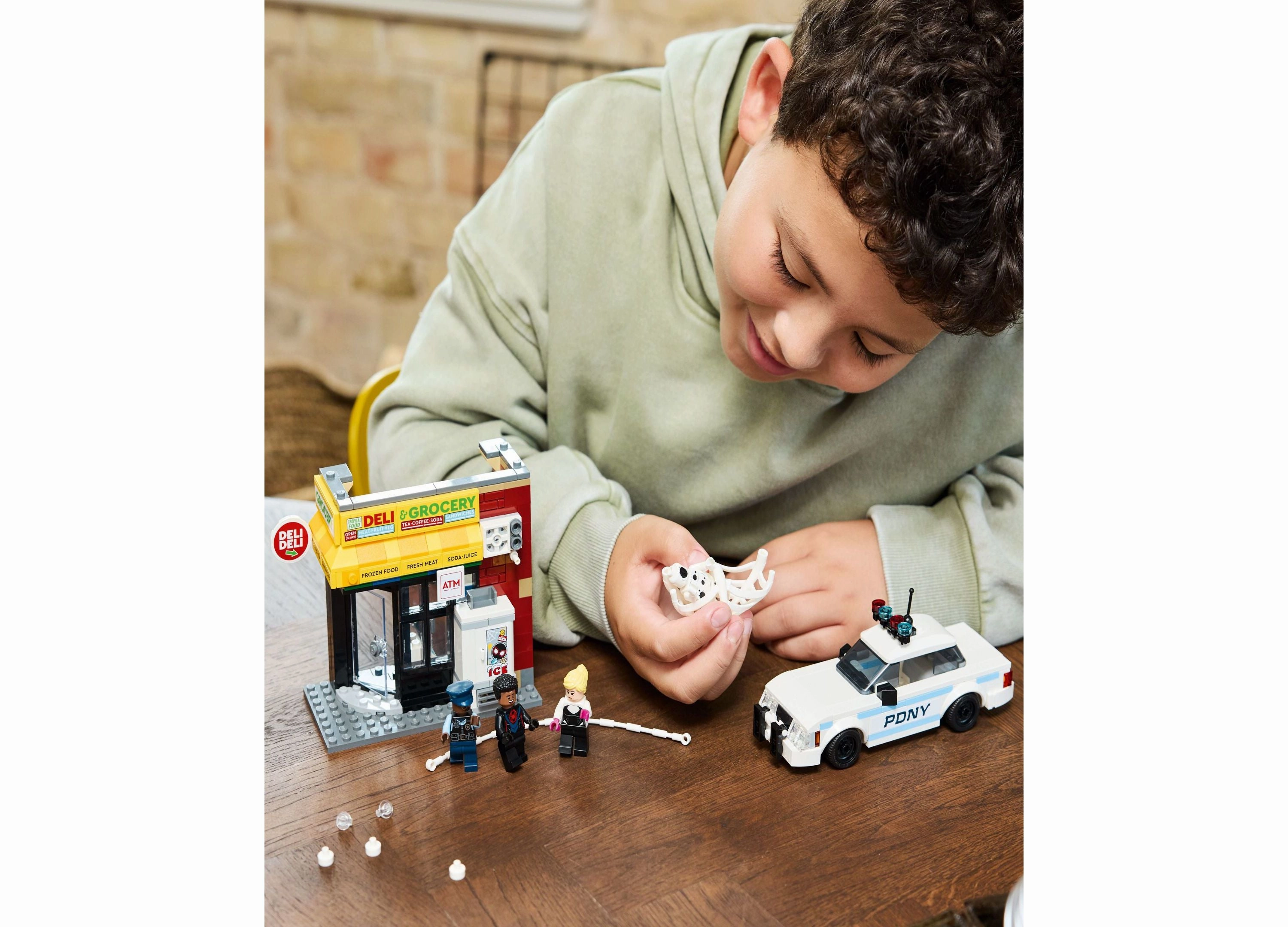 LEGO Marvel Spider-Verse: Miles Morales vs. The Spot Playset, 375 Pieces