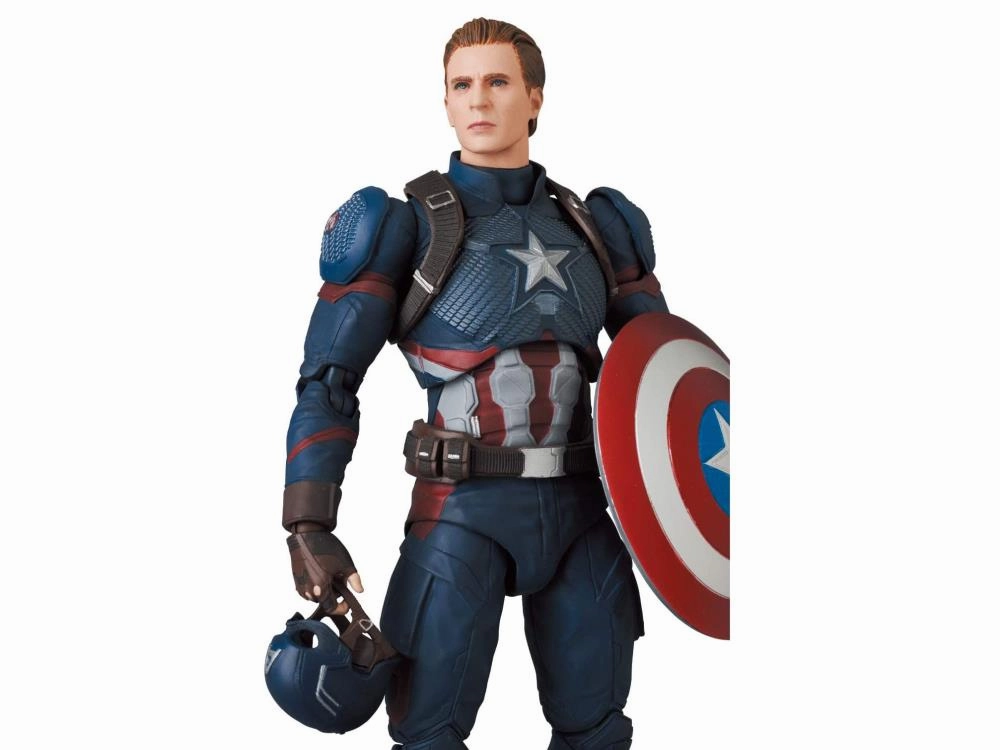 Mafex No. 130 Avengers Endgame Captain America Action Figure Medicom