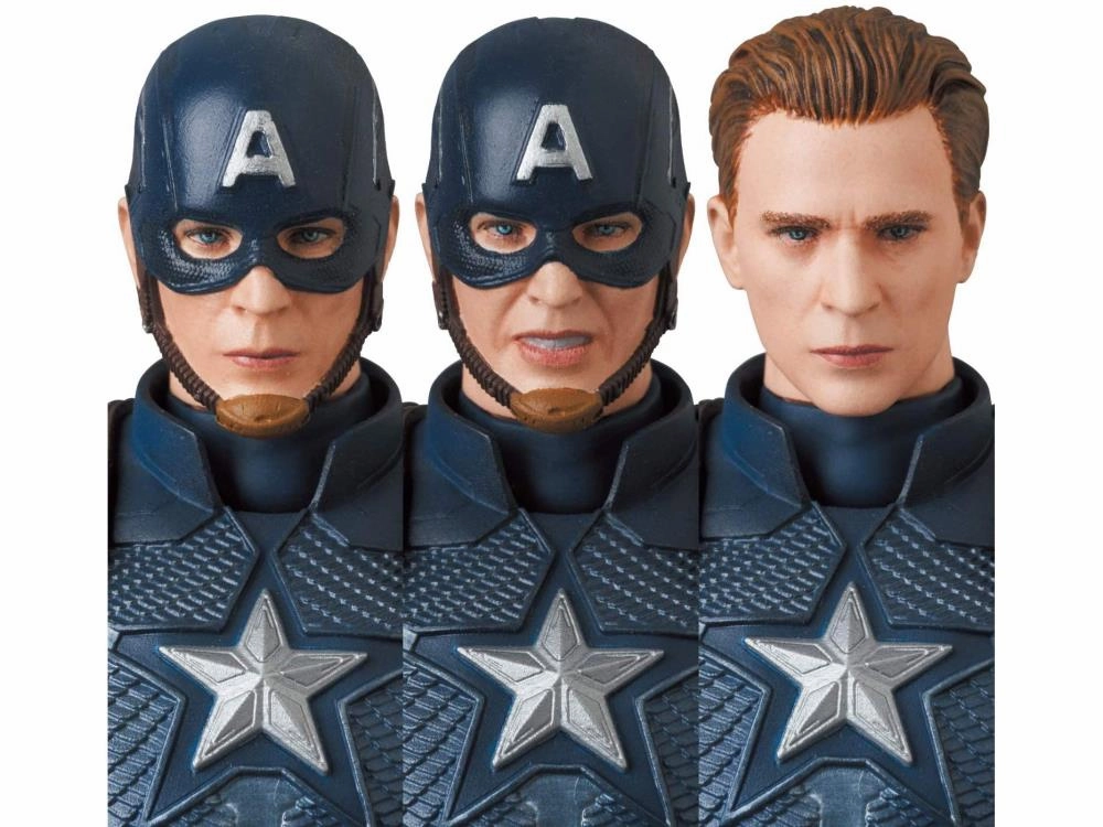 Mafex No. 130 Avengers Endgame Captain America Action Figure Medicom
