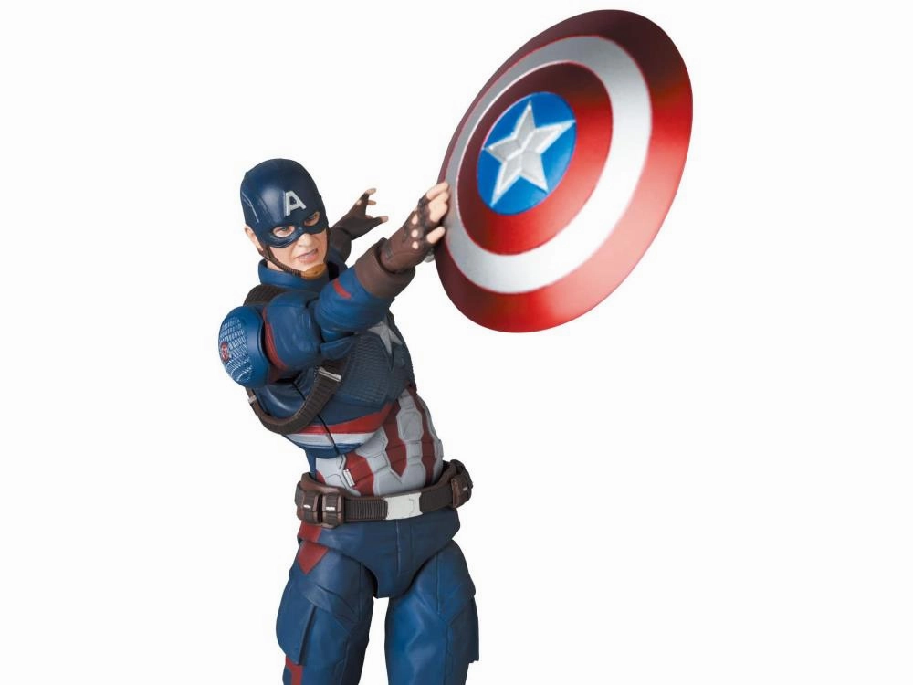 Mafex No. 130 Avengers Endgame Captain America Action Figure Medicom