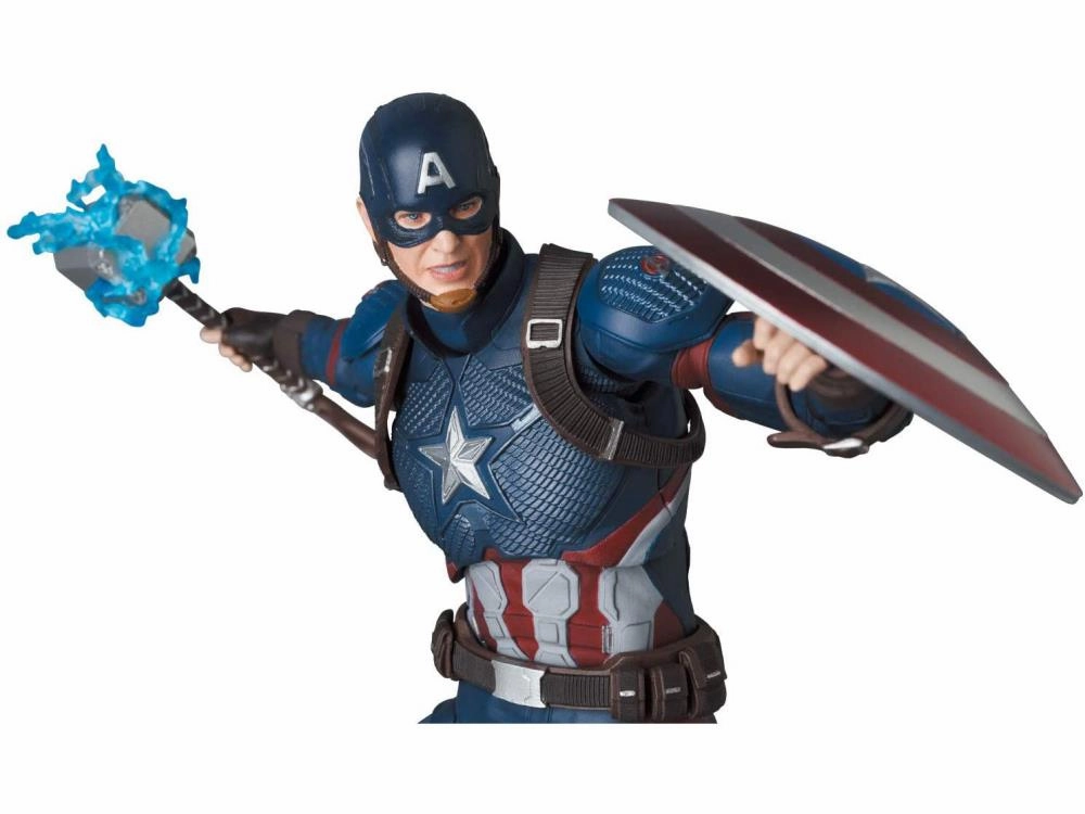 Mafex No. 130 Avengers Endgame Captain America Action Figure Medicom