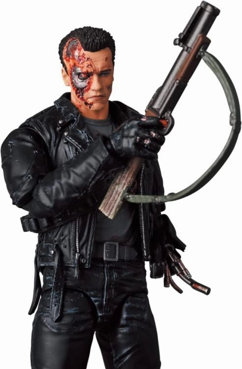 Mafex No. 191 Terminator 2: Judgement Day T-800 (Battle Damage Ver.) Action Figure Medicom