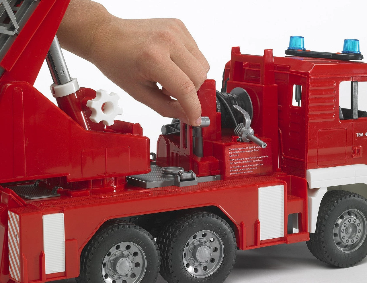 MAN TGA Fire Engine with Ladder Water Pump, Light-Sound Module