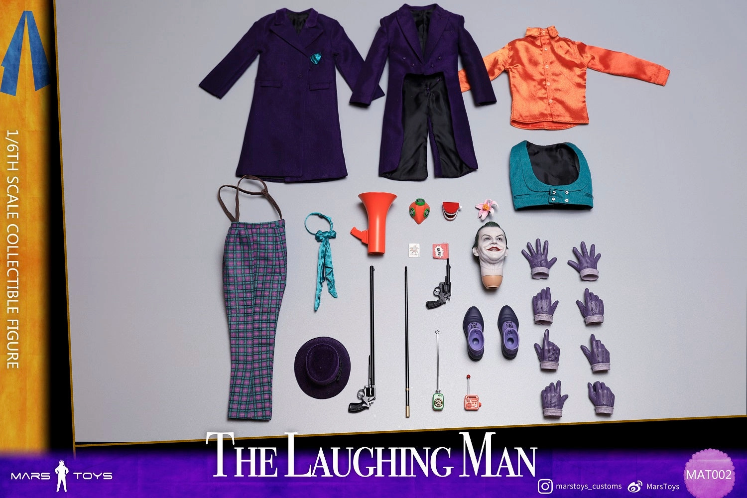 Mars Toys 1/6 1989 The Laughing Man Sixth Scale Action Figure MAT002