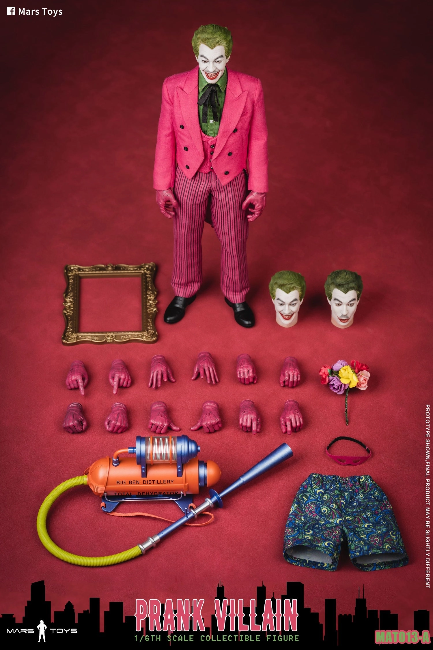 Mars Toys 1/6 Prank Villain Sixth Scale Action Figure MAT-013A