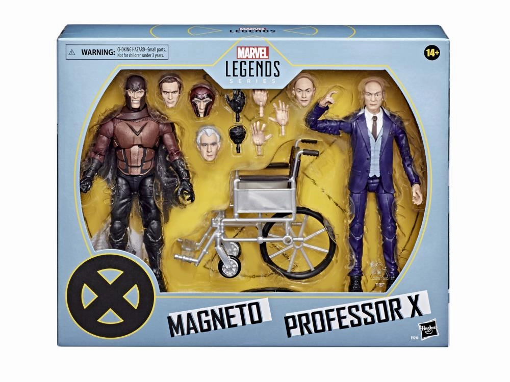 Marvel Legend 20th Anniversary X-Men 2000 Magneto and Professor X 2 Pack Action Figure Set