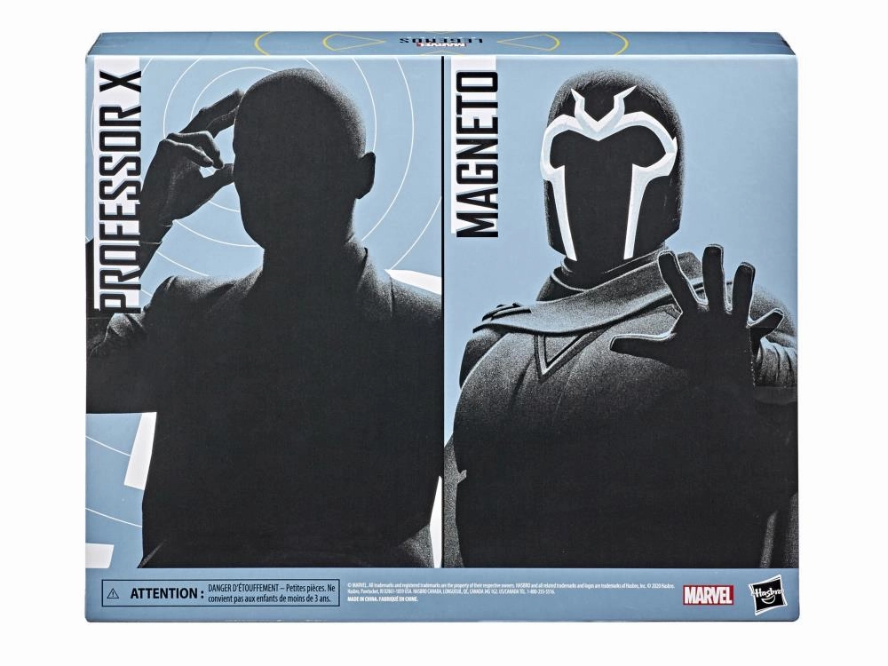 Marvel Legend 20th Anniversary X-Men 2000 Magneto and Professor X 2 Pack Action Figure Set