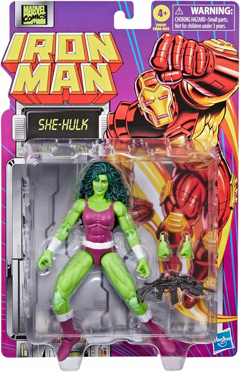 Marvel Legends Retro Series She-Hulk Iron Man Comics Action Figure