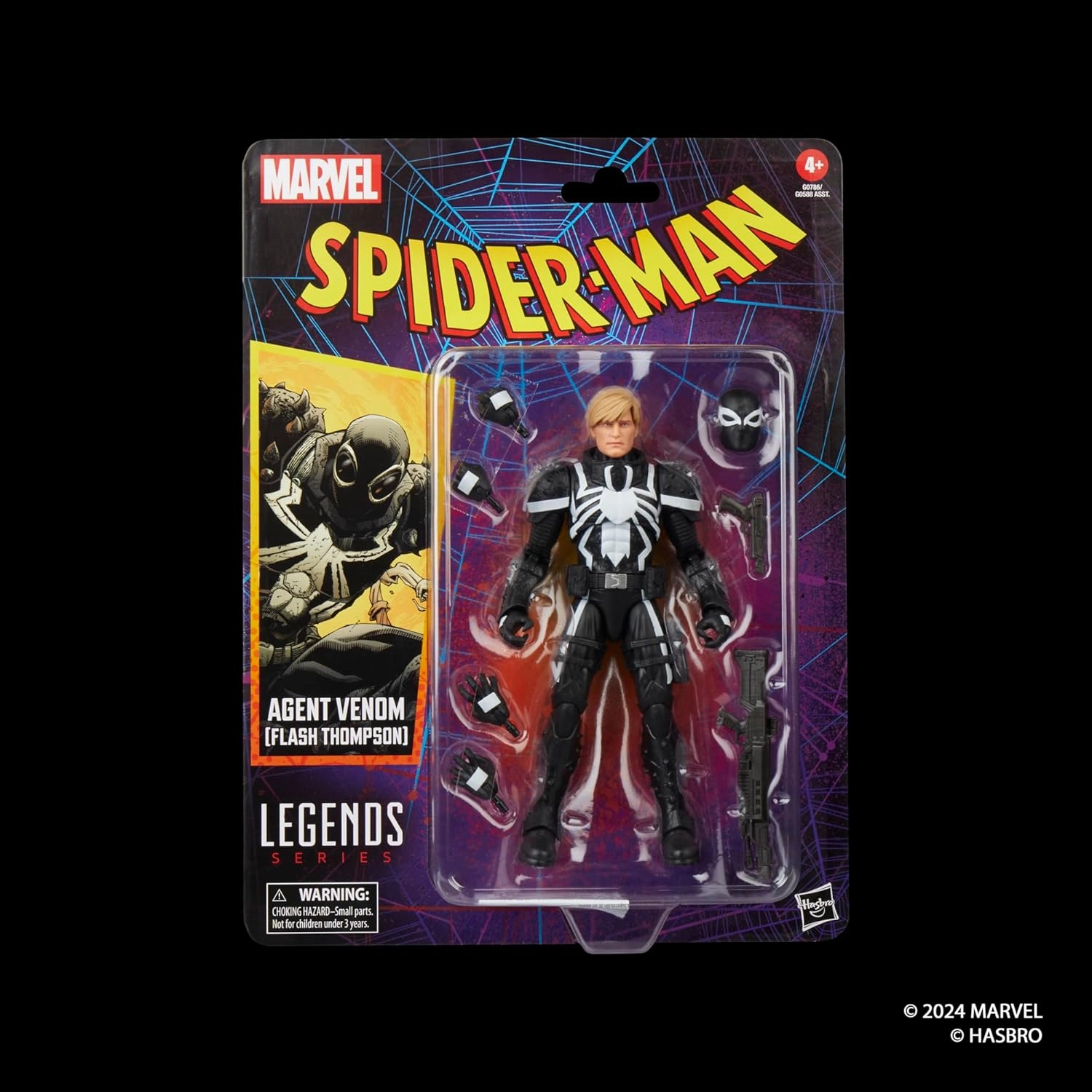 Marvel Legends Vintage Retro Series Agent Venom (Flash Thompson) Action Figure
