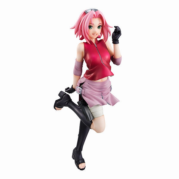 Megahouse Naruto Shippuden Naruto Gals Sakura Haruno Scale Statue Figure PVC
