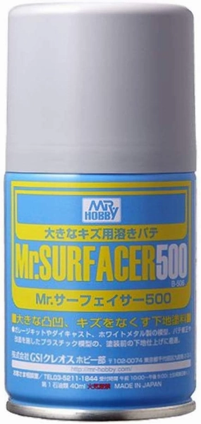 Mr. Hobby Mr. Surfacer 500 Spray 40ml B506 Model Kit Paint