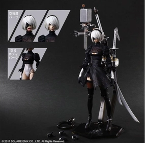 NieR: Automata YoRHa No. 2 Type B 2B (Deluxe Version) Play Arts Kai Action Figure