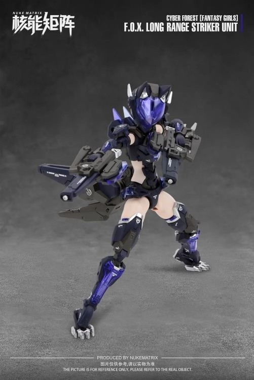 Nuke Matrix Fantasy Girls Cyber Forest F.O.X. Long-Range Striker Unit Vivienne Hayha Model Kit