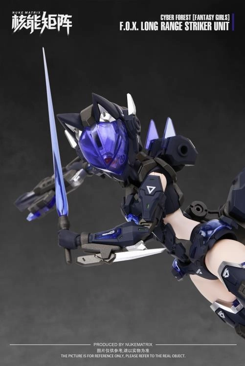 Nuke Matrix Fantasy Girls Cyber Forest F.O.X. Long-Range Striker Unit Vivienne Hayha Model Kit