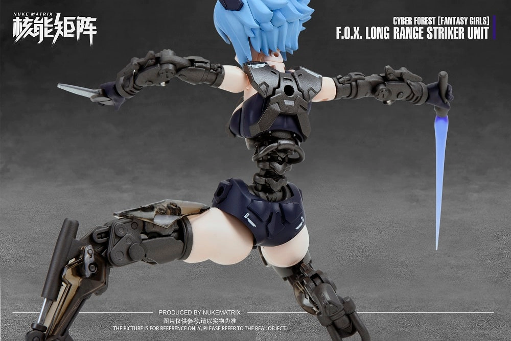 Nuke Matrix Fantasy Girls Cyber Forest F.O.X. Long-Range Striker Unit Vivienne Hayha Model Kit