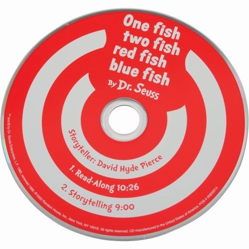One Fish Two Fish Red Fish Blue Fish Book & CD