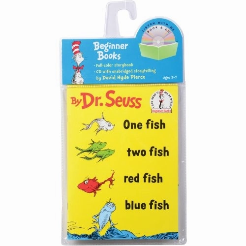 One Fish Two Fish Red Fish Blue Fish Book & CD