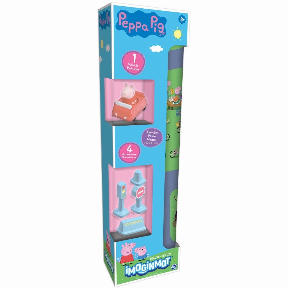 Peppa Pig Imaginmat Deluxe: Interactive Floor Playmat & Toy Car