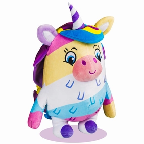 Piata Smashlings 12 inch Luna the Unicorn Plush Toy with Digital Game Code