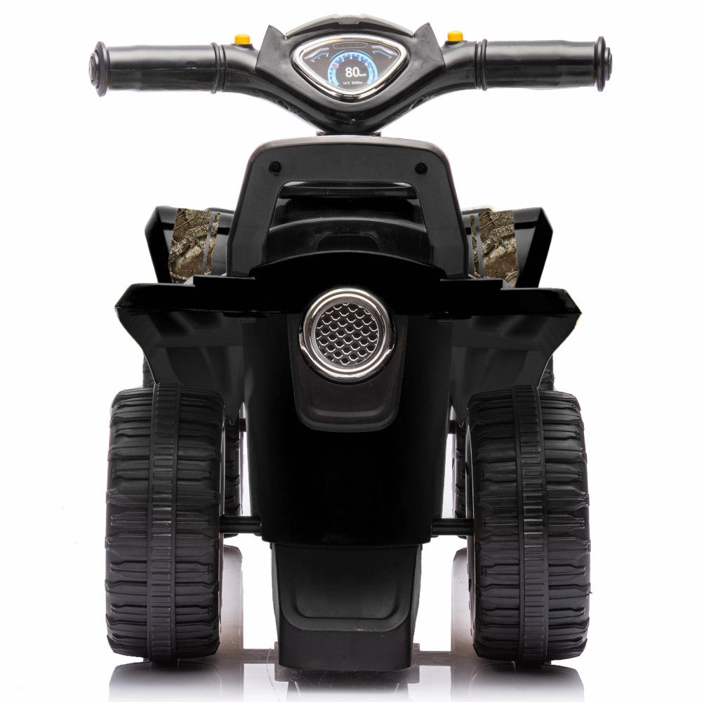 RealTree Quad Push Car - Black - Foot-To-Floor Ride-On for Toddlers 12mo 
