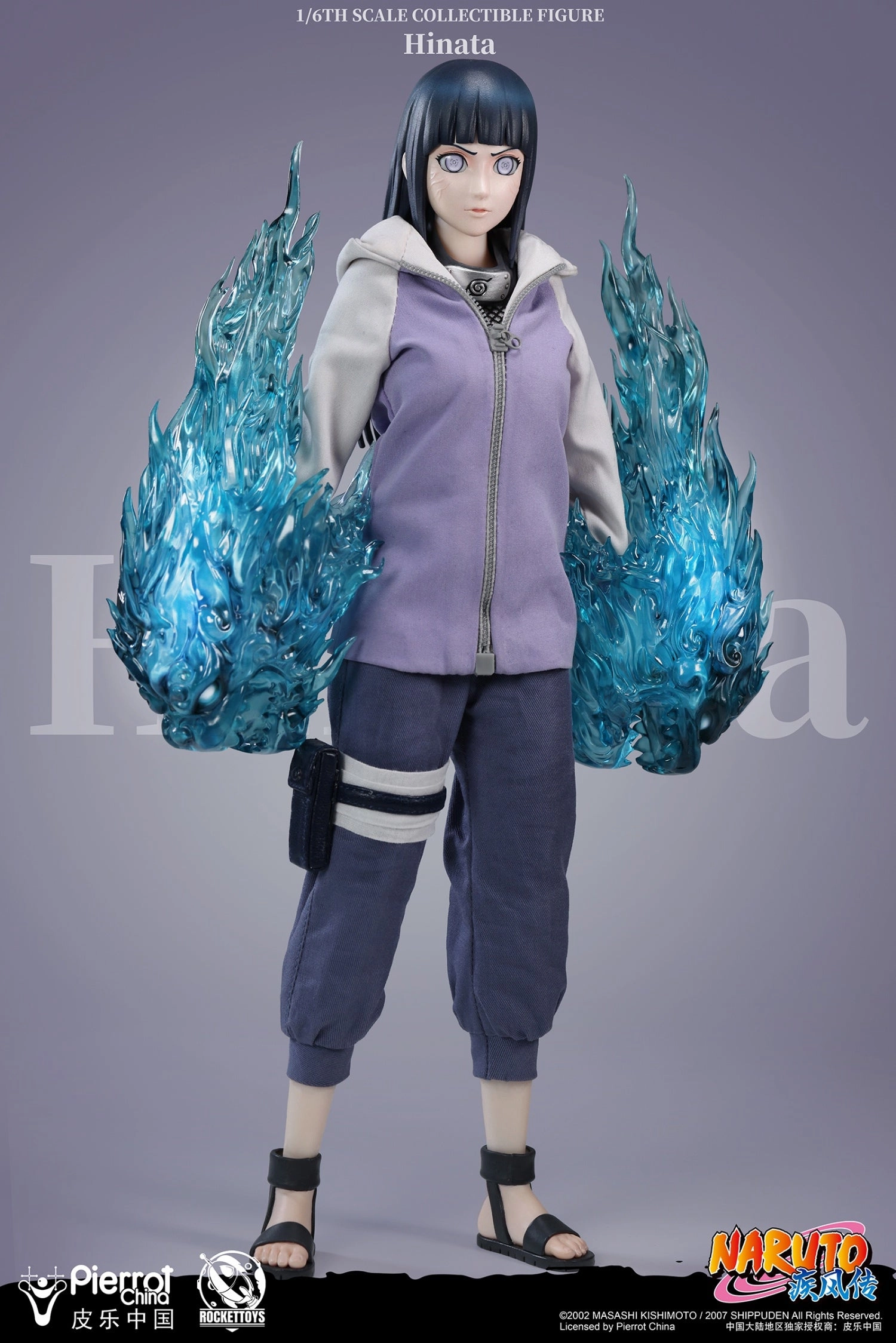Rockettoys 1/6 Naruto Shippuden Hinata Hyuga Scale Action Figure