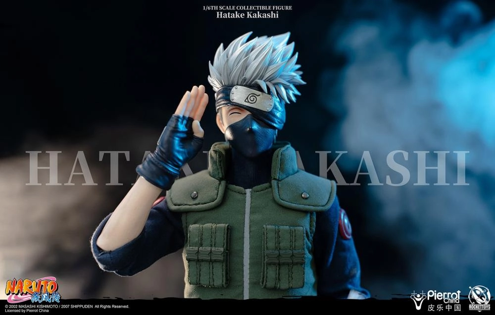 Rockettoys 1/6 Naruto Shippuden Kakashi Hatake Scale Action Figure