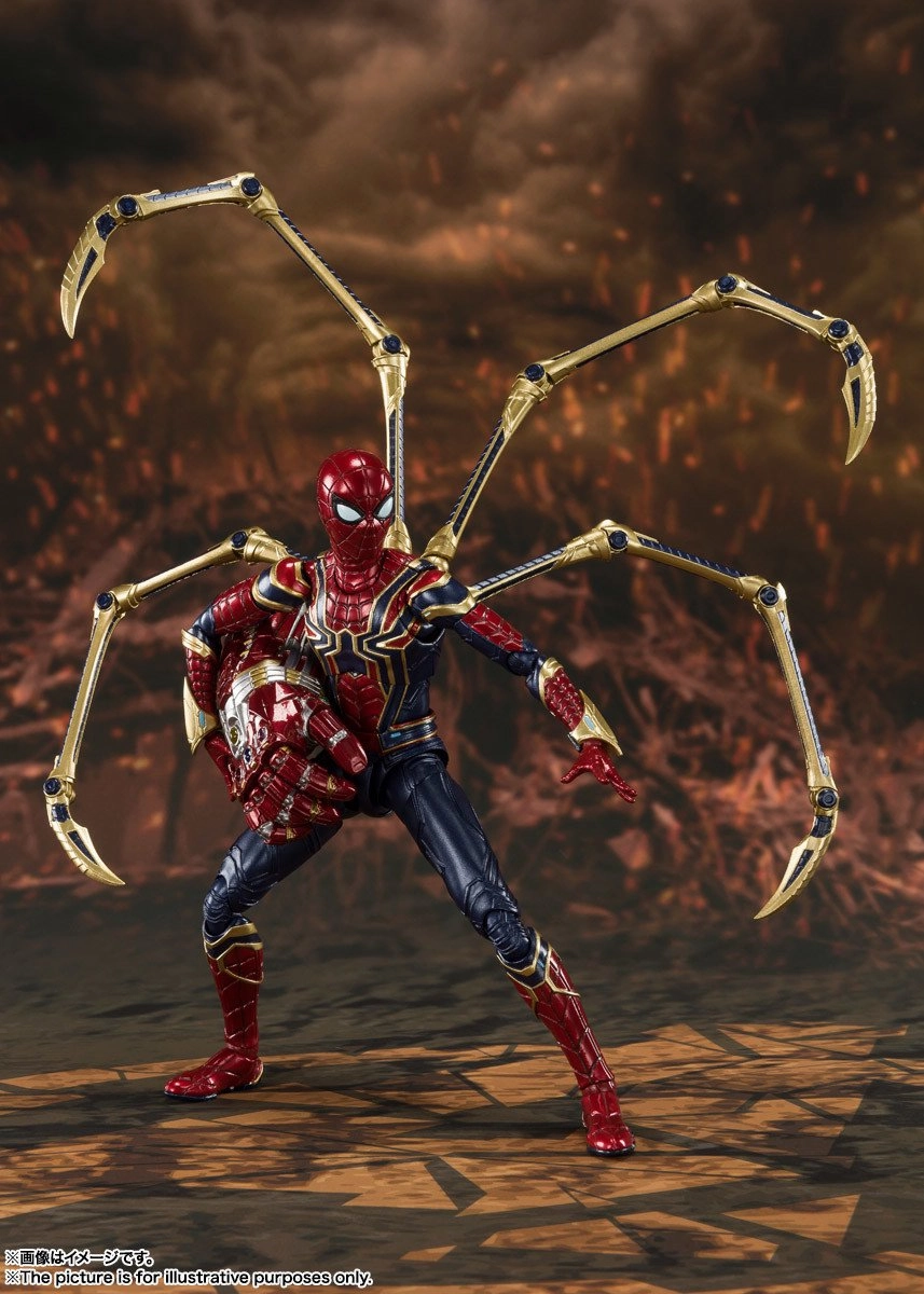 S.H. Figuarts Avengers: Endgame Iron Spider-Man Final Battle Edition Action Figure (Japan Ver.)