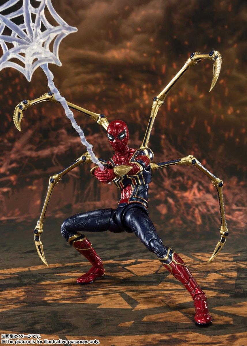 S.H. Figuarts Avengers: Endgame Iron Spider-Man Final Battle Edition Action Figure (Japan Ver.)