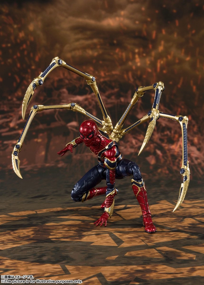S.H. Figuarts Avengers: Endgame Iron Spider-Man Final Battle Edition Action Figure (Japan Ver.)