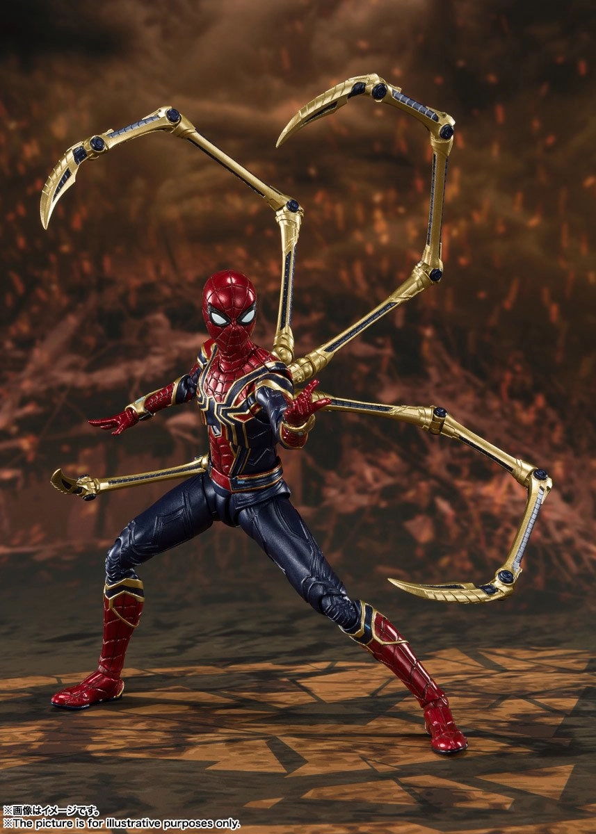 S.H. Figuarts Avengers: Endgame Iron Spider-Man Final Battle Edition Action Figure (Japan Ver.)