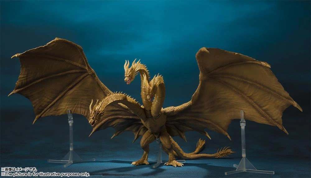 S.H. Monsterarts Godzilla: King of the Monsters Ghidorah Action Figure