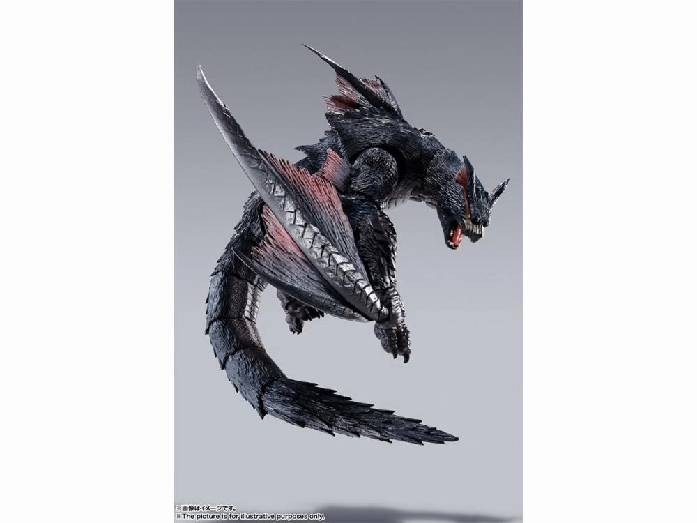 S.H. MonsterArts Monster Hunter Nargacuga Action Figure (With 1st Run Bonus)