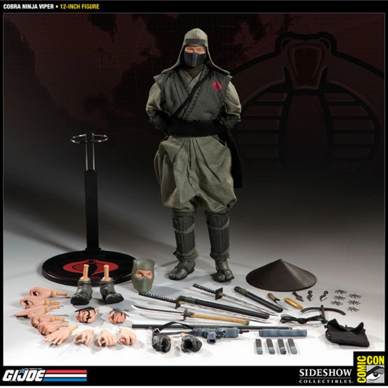 Sideshow Collectible 1/6 G.I. Joe Cobra Ninja Viper Sixth Scale Figure