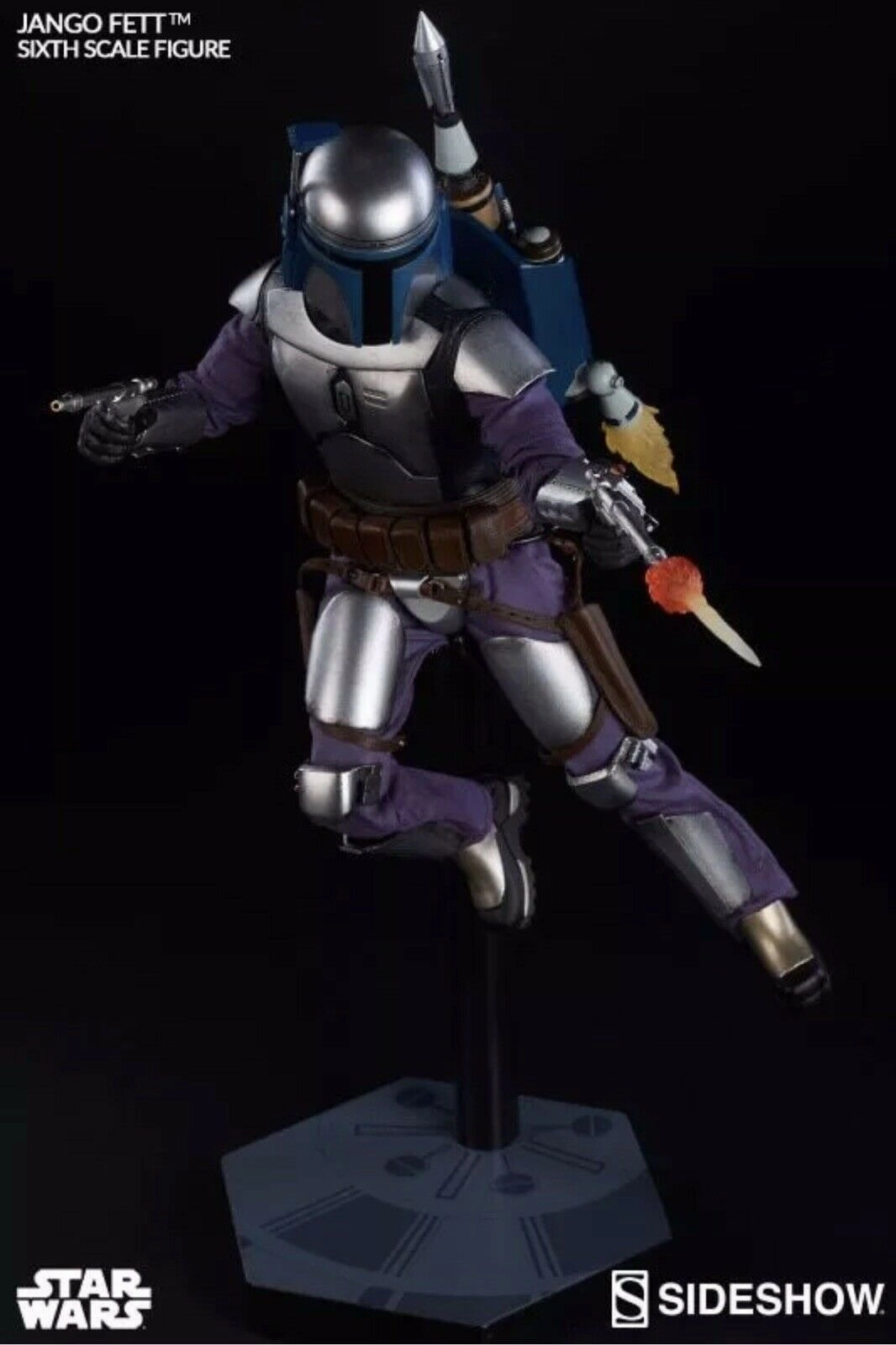 Sideshow Collectibles 1/6 Star Wars Episode II Attack of the Clones Jango Fett Sixth Scale Figure