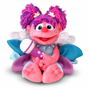 Singing Machine Sesame Street Karaoke Plush with built-in mic, Abby Cadabby